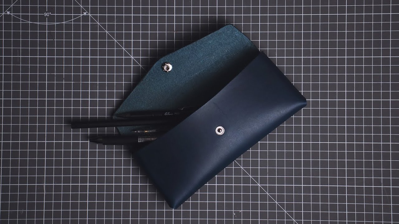 【每月皮革線上課程】CP2601 雙開免縫筆套