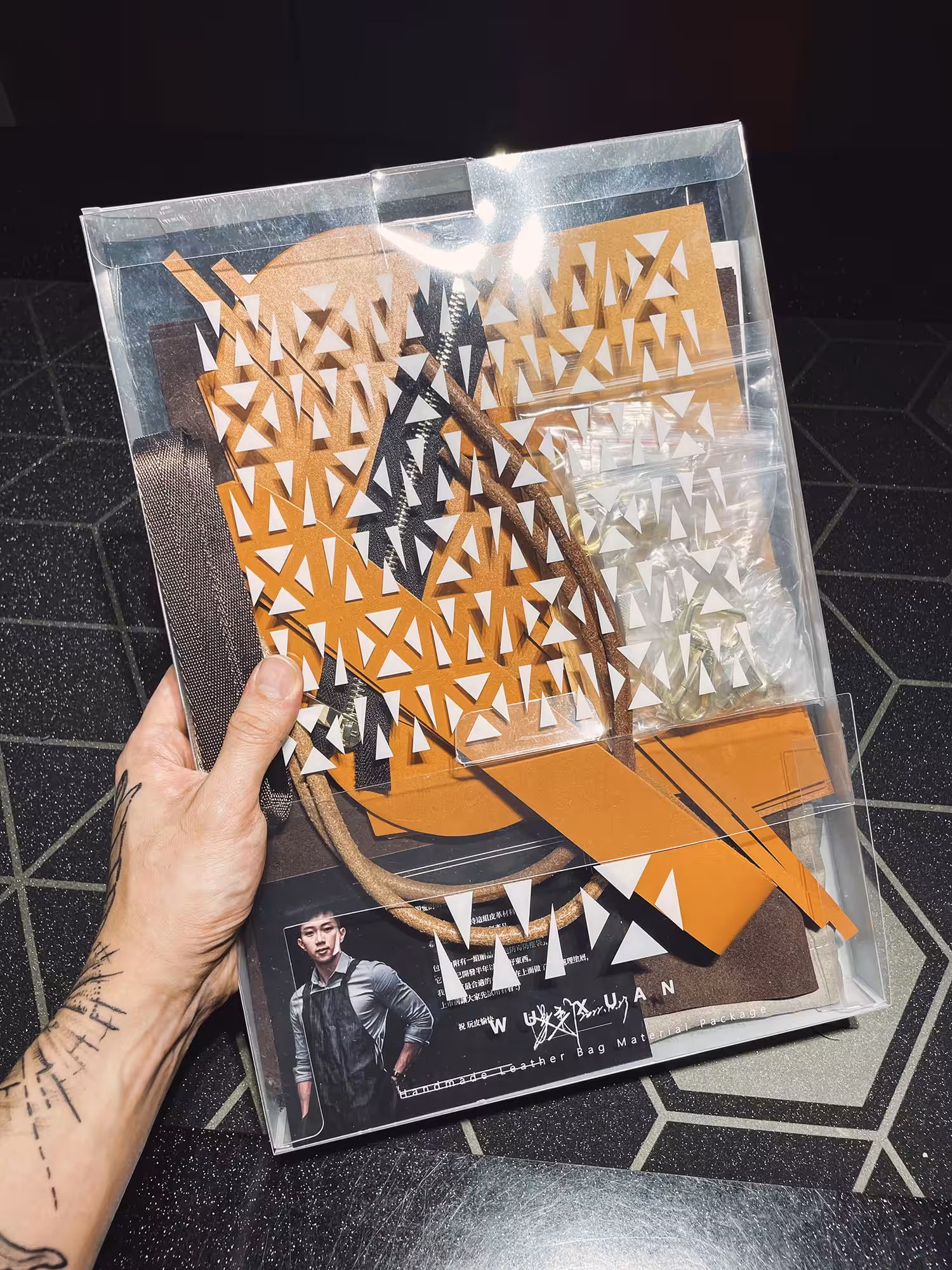 「經典托特」2022吳軒手工皮革材料包:圖片 2