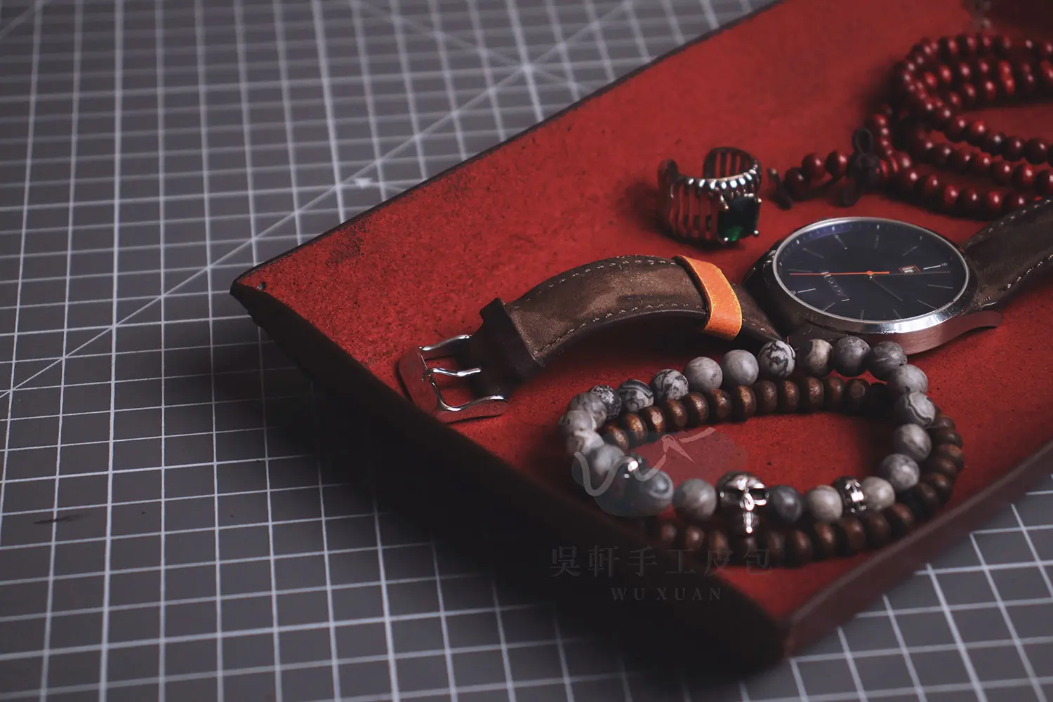 「CP2412皮革置物盤」每月皮革課程版型 – 2024/12:圖片 6